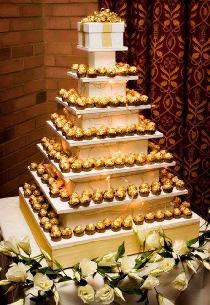 Pastel de Ferrero