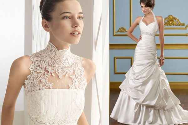 En mi opinión un vestido tipo halter, luce más con un peinado recogido, incluso estiliza la figura!