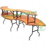 Estas son las mesas serpentinas!