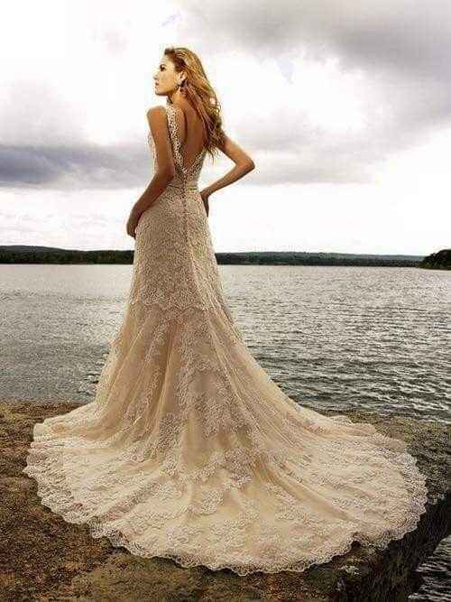 Ame estos vestidos y estas caudas!!!! hermosos!