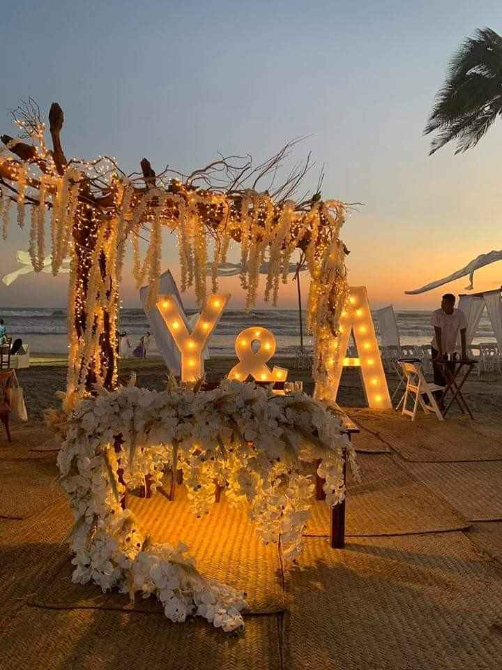 Mesa de novios