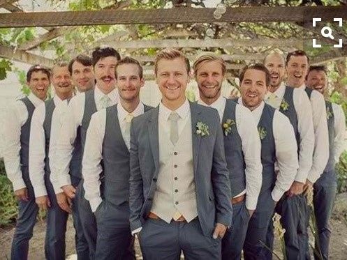 Traje del novio y caballeros 3