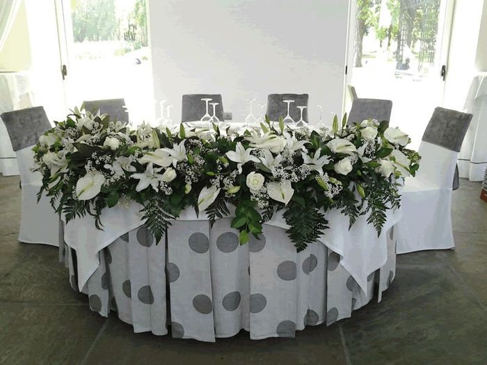 Flores para mesa de novios 22