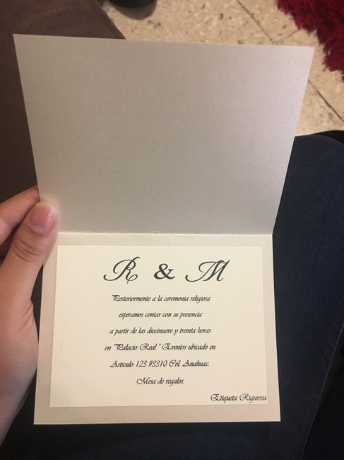 Invitaciones listaaaaaaas ♥️ 3