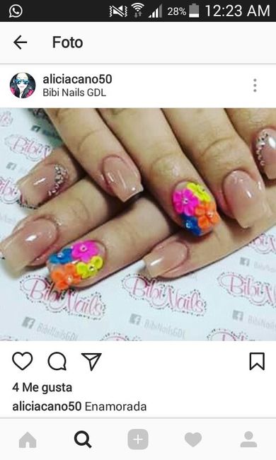 ¿Qué uñas de novia prefieres? - 1
