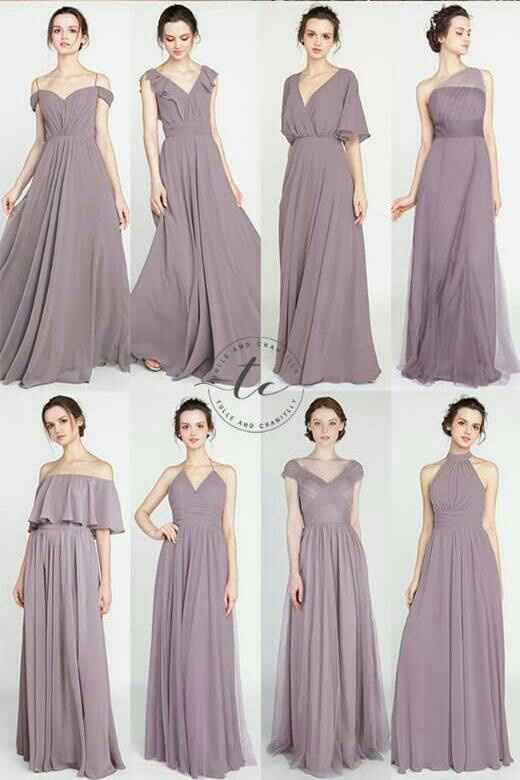 Damas de honor de negro, ¿por qué no? - 1