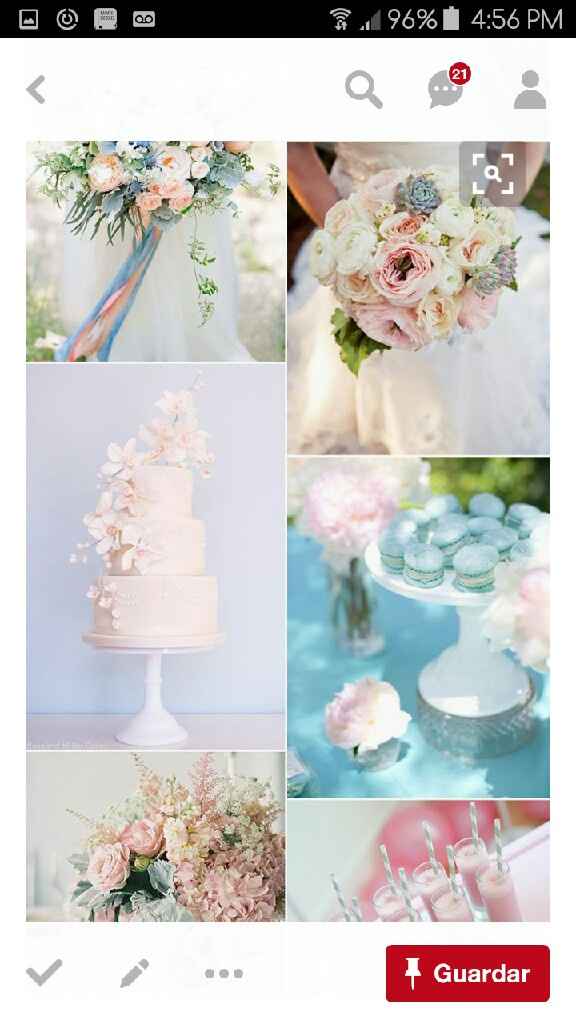 Combinaciones de color serenity blue y rosa - 7