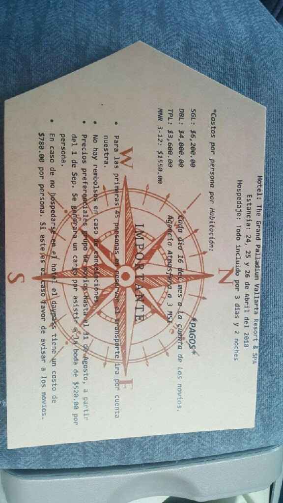 Invitaciones de boda tipo pasaporte - 6