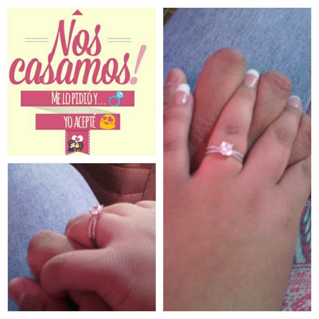 Fotos lindas con su anillo de compromiso - 1