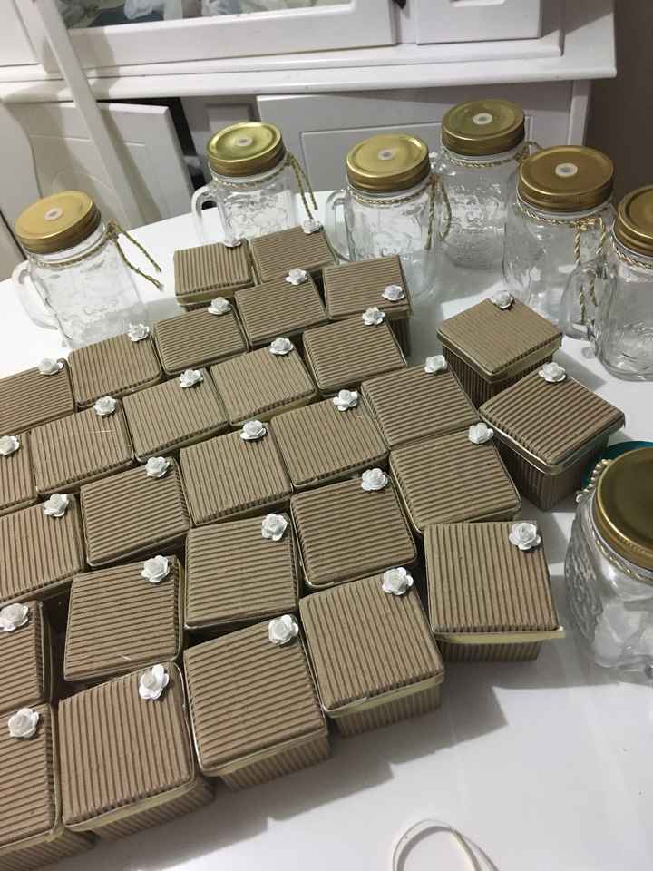 Vasos y cajitas diy - 1