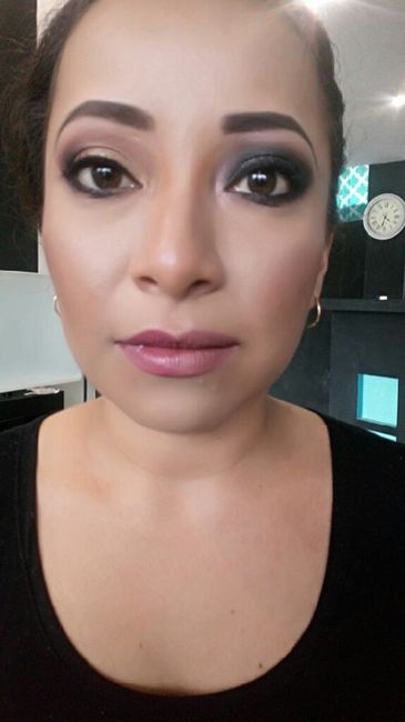  hoy fue dia de prueba de maquillaje - 3