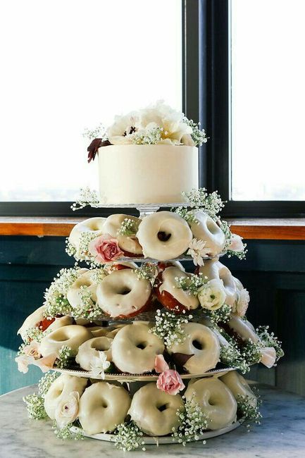 pastel de donas ❤ 🍩🍩 - 1