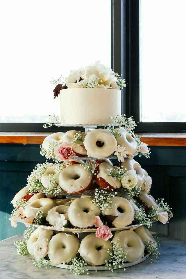 pastel de donas ❤ 🍩🍩 - 1