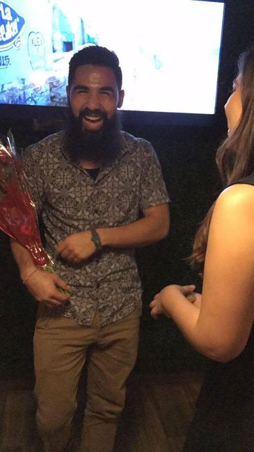 Amé su cara de emoción 