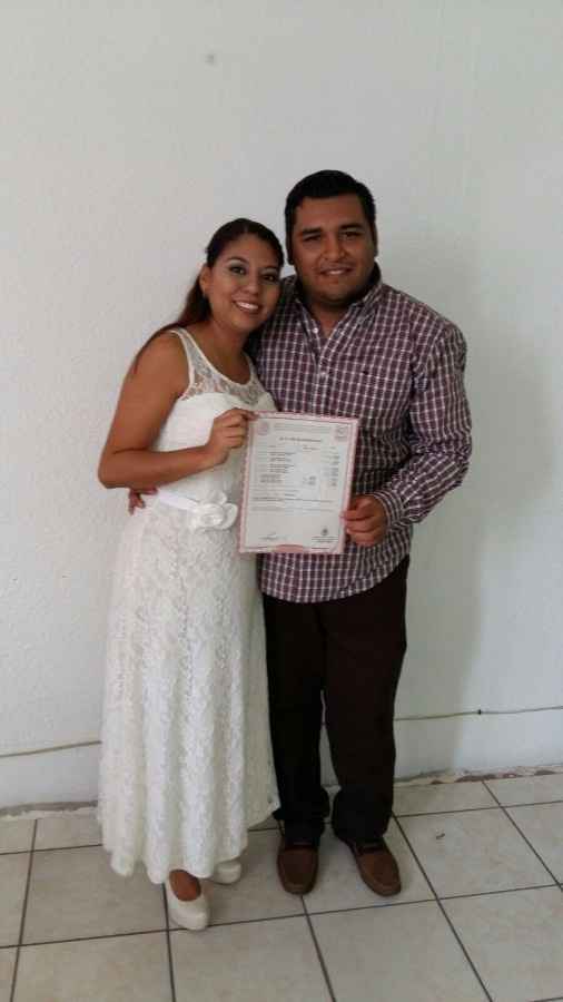 Por fin, ya casados
