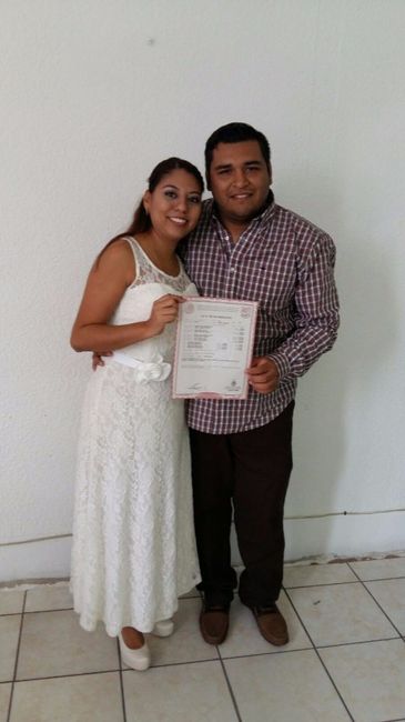 Por fin, ya casados