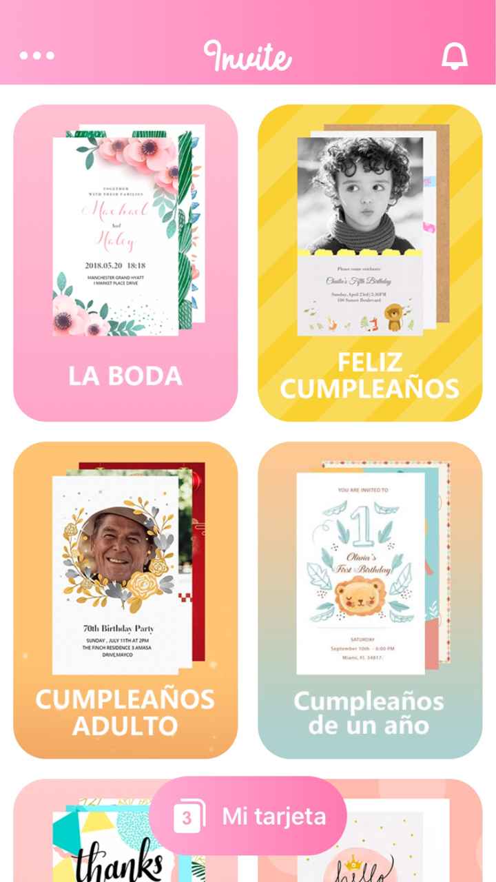 Invitaciones digitales App - 1