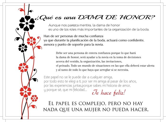 Invitaciones damas