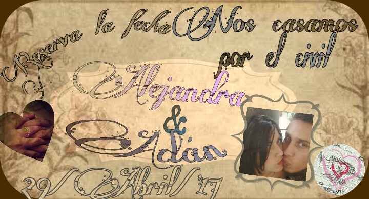 Save the date ?? - 1