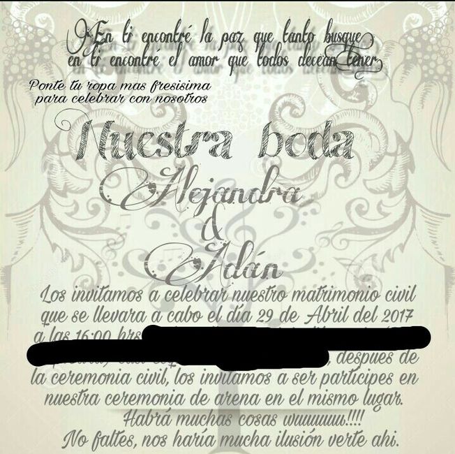 Abemus invitaciones!!!!! - 2