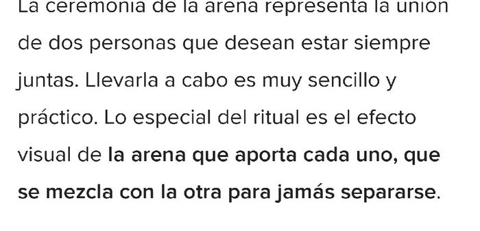 Ceremonia de arena 3