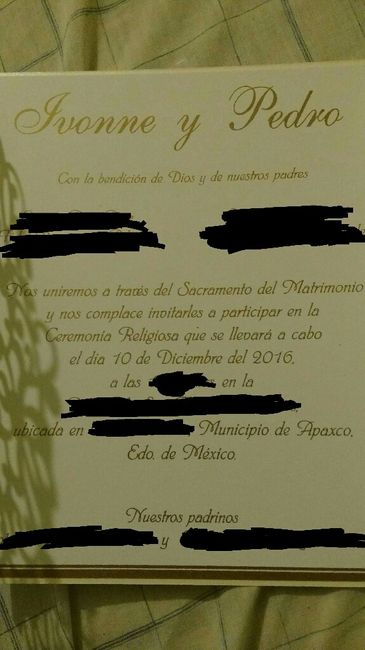 Invitaciones listas!!! - 2
