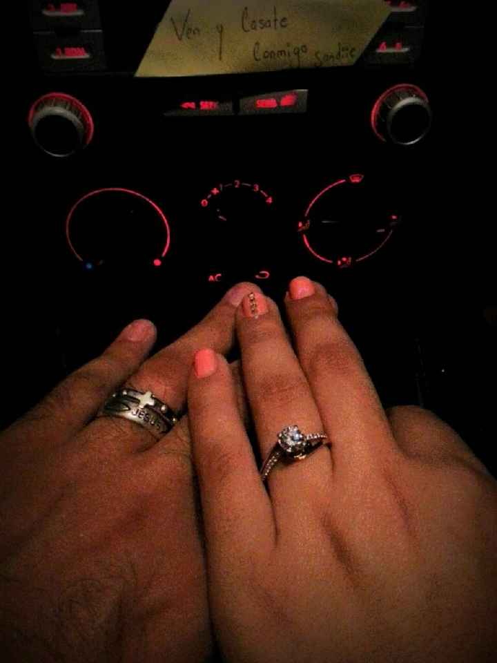 ¿se tomaron una foto cuando les dieron el anillo? - 1