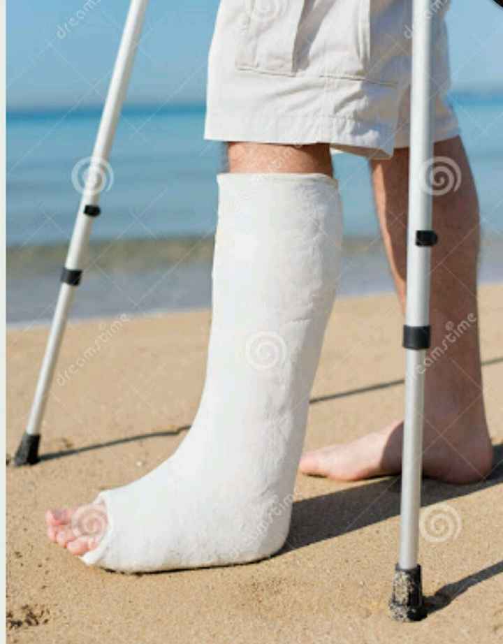 Con un pie enyesado en la luna de miel, qué se puede hacer? - 1