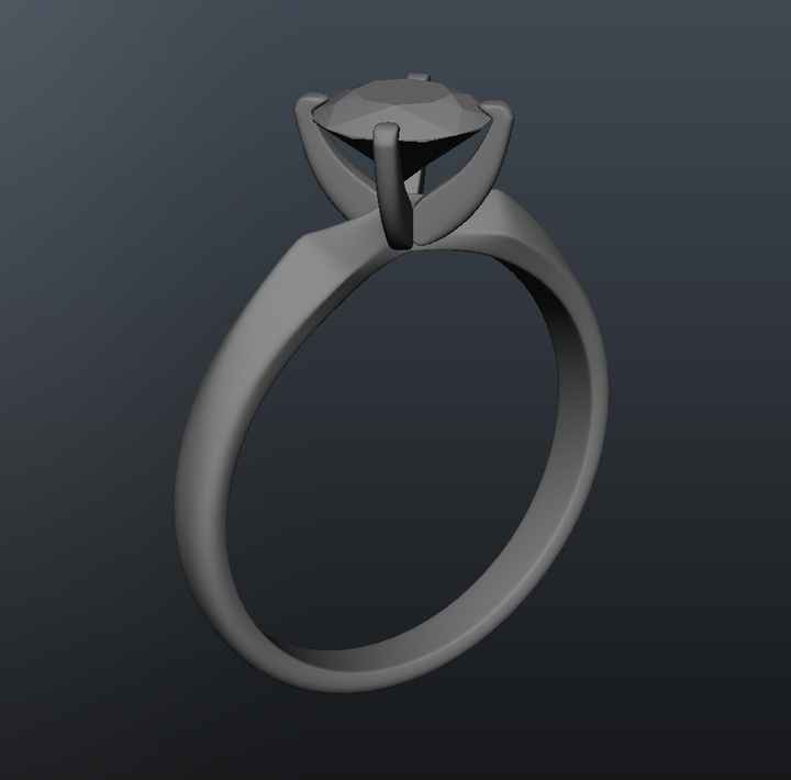 Modelado en 3D del anillo