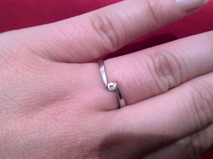 Anillo de Compromiso y el de Bodas - 1