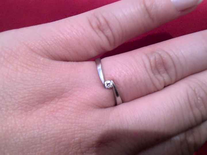 Anillo de Compromiso y el de Bodas - 1