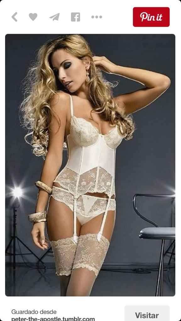 La ropa de la noche de boda, antes o después del vestido - 1