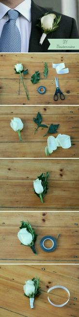 Azar o boutonniere diy hazlo tu mism@ - 2