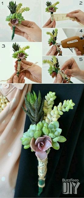 Azar o boutonniere diy hazlo tu mism@ - 6