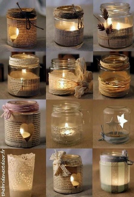 Ambiente romántico con velas diy - 3