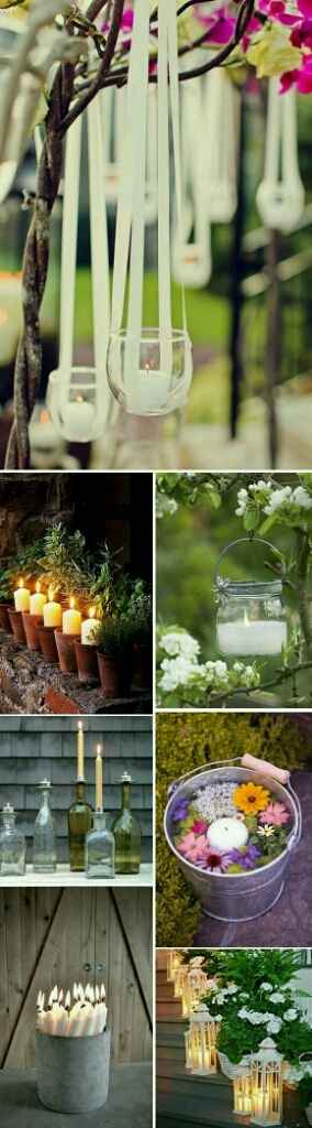 Ambiente romántico con velas diy - 7