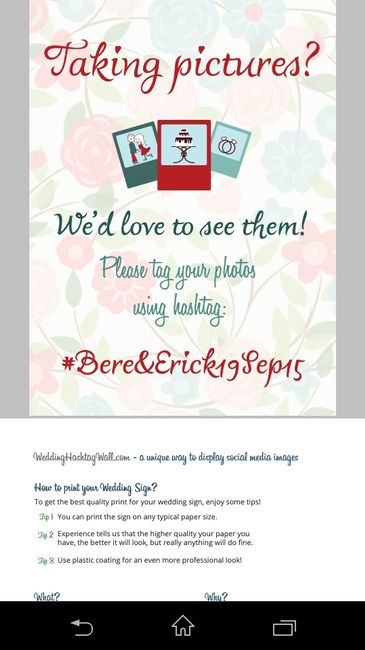 Tendencia digital en las bodas.. el hashtag! - 1