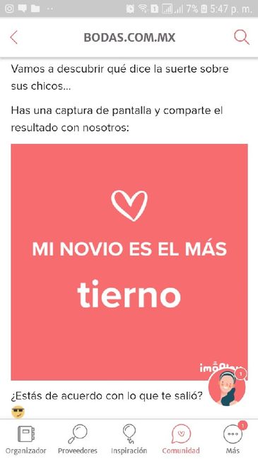 Haz captura de pantalla para descubrir cómo es tu novio 13