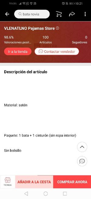 Llegó mi bata Alliexprés! 3