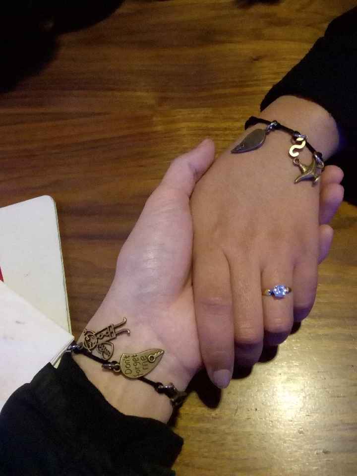 "S" de "Sí, acepto": ENSEÑA tu anillo de compromiso! - 1