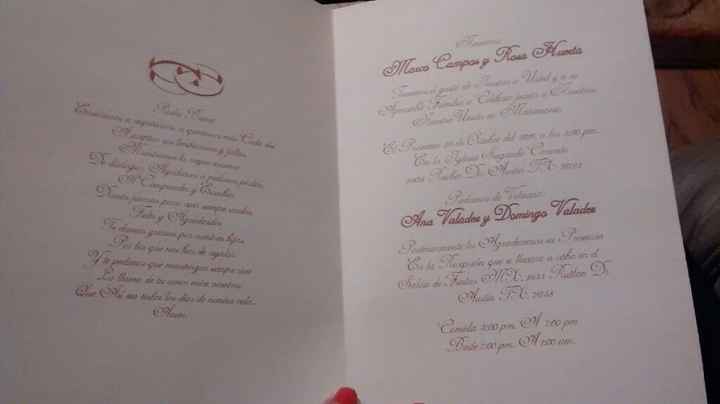 ¿Qué color eliges para tu invitación de boda? - 2