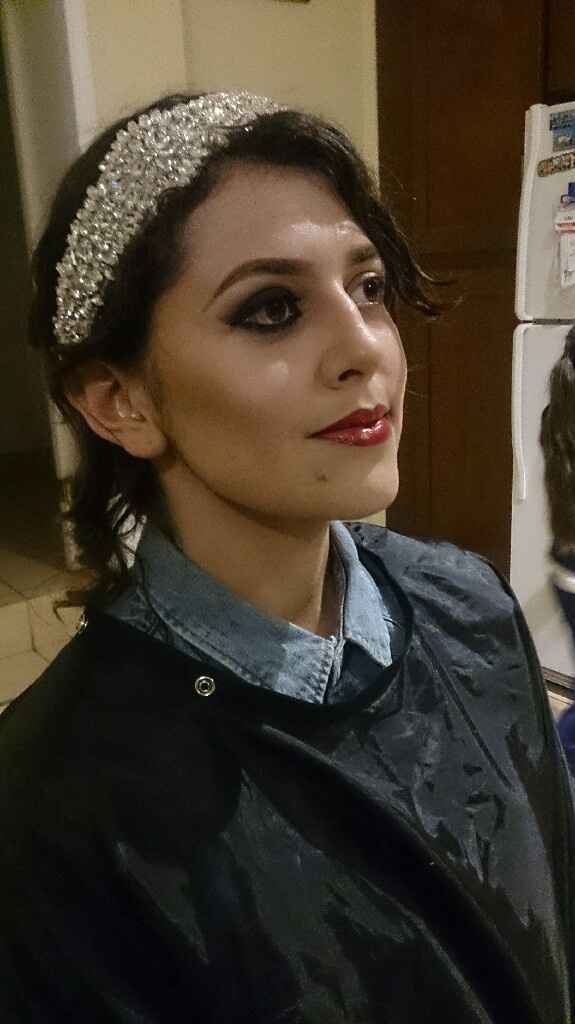 Prueba de peinado y maquillaje,  que emoción - 2