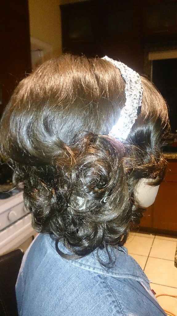 Prueba de peinado y maquillaje,  que emoción - 7