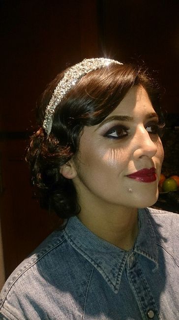 Prueba de peinado y maquillaje,  que emoción - 8