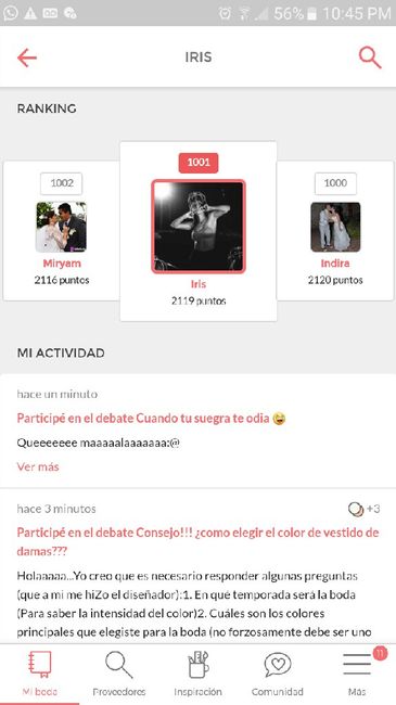 En que # del ranking se encuentran? - 1