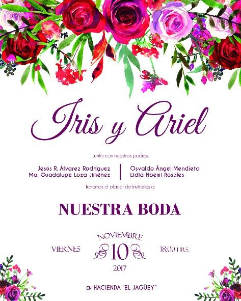 Ya tenemos invitaciones y ¿qué va en los boletos? 1