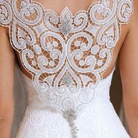 Vestido de novia... espalda
