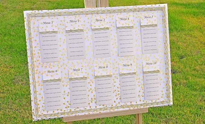 Organizador de mesas