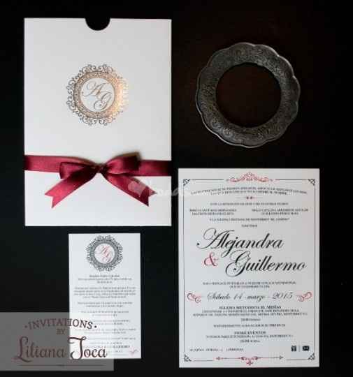 Esta tambien se nos hace bonita, sencilla y elegante