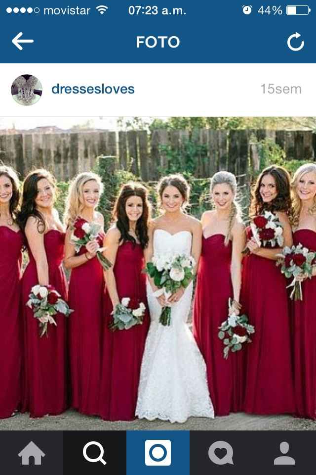 Vestido de damas de honor - 1